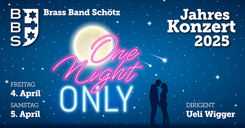 One Night only - Jahreskonzerte 2025