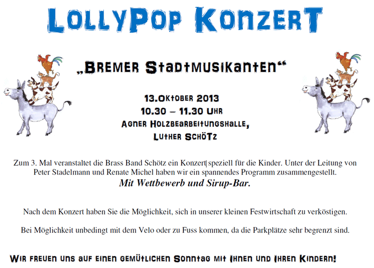 Lolipop 2013 - Bremer Stadtmusikanten